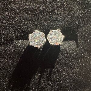 Elegant Silver Stud Earrings
